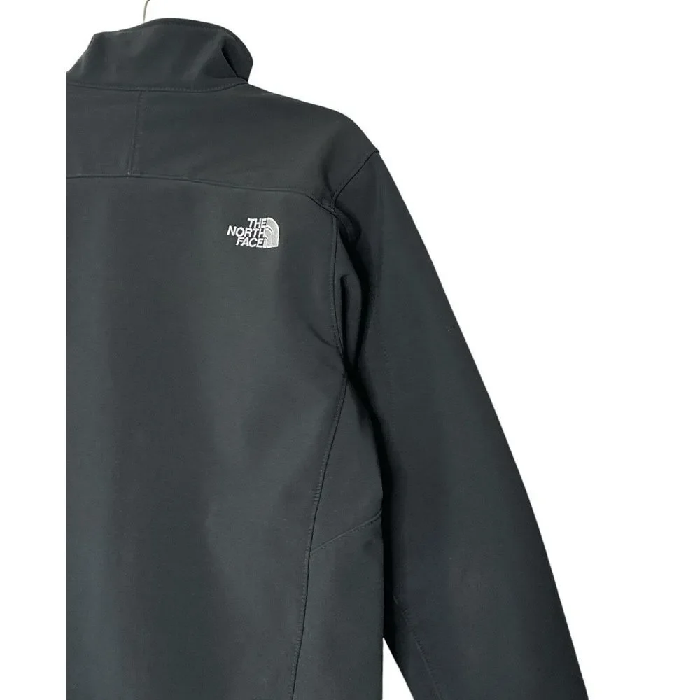The North Face Jacket Men Small  Windwall Fleece Black Zip-Up Outdoor Hiking‎